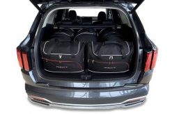Torby Do Bagażnika Kia Sorento Phev 2021+ 5Szt Kjust. Czarne torby podróżne KJUST, bez wzorów, z kauczuku. Za 1,593.00 zł.