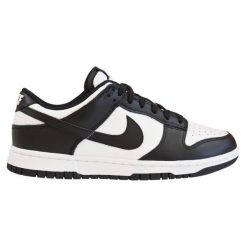 Buty sportowe damskie Nike Dunk Low Panda. Białe buty treningowe Nike, bez wzorów, bez zapięcia. Za 542.99 zł.