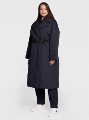 Tommy Hilfiger Curve Kurtka puchowa Cry WW0WW36458 Granatowy Relaxed Fit. Niebieskie kurtki Tommy Hilfiger Curve, bez wzorów, z puchu, bez kaptura. Za 899.99 zł.