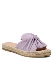 DeeZee Espadryle WSS990-101 Fioletowy. Fioletowe espadryle DeeZee, bez wzorów, z materiału, bez obcasa. Za 61.99 zł.
