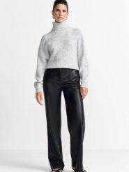 Rich & Royal Sweter z dzianiny Kobiety Sztuczne włókno szary, XS. Szare swetry Rich & Royal, xs, bez wzorów, z dzianiny, bez ramiączek. Za 249.95 zł.