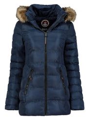 Canadian Peak Parka zimowa "Anieseak" w kolorze granatowym rozmiar: 140. Niebieskie płaszcze Canadian Peak, na zimę, bez wzorów, bez kaptura. Za 260.99 zł.