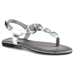 Srebrne Sandały Lemar Damskie Stylowe Buty Letnie. Szare sandały Lemar, bez wzorów, ze skóry, eleganckie, bez obcasa, na płaskiej podeszwie, bez zapięcia. Za 139.00 zł.