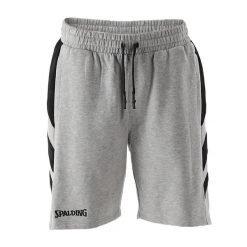 Szorty casualowe Spalding Legacy. Szare szorty sportowe spalding, bez wzorów, z materiału, na fitness i siłownię. Za 241.00 zł.