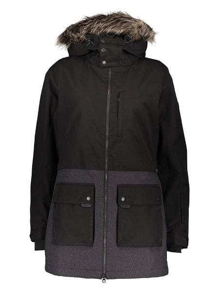 O'Neill Kurtka narciarska w kolorze czarno-szarym rozmiar: M. Czarne kurtki narciarskie O'Neill, m, bez wzorów, bez kaptura, narciarskie. Za 550.36 zł.