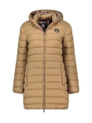 Canadian Peak Płaszcz pikowany "Atikamapeak" w kolorze jasnobrązowym rozmiar: S. Brązowe płaszcze Canadian Peak, s, bez wzorów, bez kaptura. Za 183.15 zł.