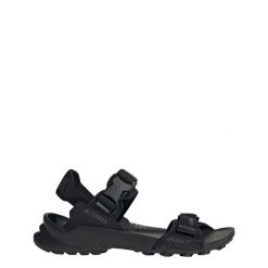 Sandały Terrex Hydroterra. Czarne sandały adidas, bez wzorów, z materiału, bez obcasa, bez zapięcia. Za 296.99 zł.