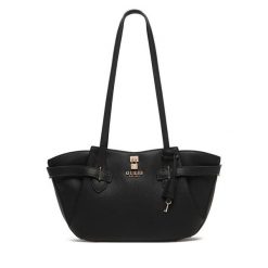 Torebka Guess. Czarne torebki klasyczne Guess, z aplikacjami, klasyczne, bez dodatków. Za 639.99 zł.