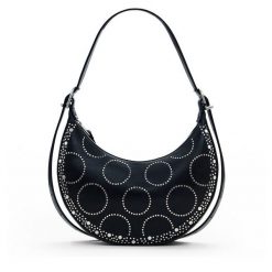 Torebka Desigual. Czarne torebki klasyczne Desigual, bez wzorów, klasyczne, bez dodatków. Za 199.99 zł.