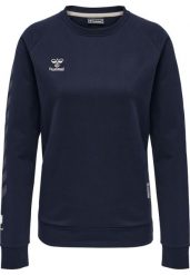 Damska bluza bawełniana Hummel Move Grid. Niebieskie bluzy Hummel, na wiosnę, xl, bez wzorów, z bawełny, klasyczne, bez ramiączek, bez kaptura. Za 208.65 zł.