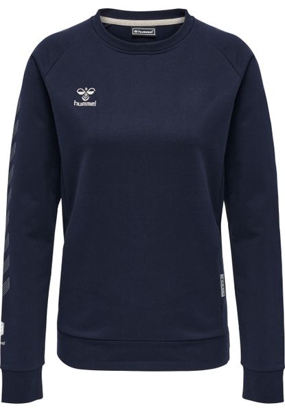 Damska bluza bawełniana Hummel Move Grid. Niebieskie bluzy Hummel, xl, bez wzorów, z bawełny, klasyczne, bez ramiączek, bez kaptura. Za 204.40 zł.