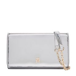 Torebka Tommy Hilfiger. Szare kopertówki Tommy Hilfiger, bez wzorów, wizytowe, bez dodatków. Za 339.99 zł.