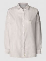 Pepe Jeans Koszula w kolorze lawendowo-białym rozmiar: S. Białe koszule Pepe Jeans, s, bez wzorów, z jeansu, bez kołnierzyka, bez ramiączek. Za 132.05 zł.
