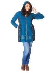 Aller Simplement Bluza w kolorze niebieskim rozmiar: 42/44. Niebieskie bluzy Aller Simplement, bez wzorów, z bawełny, klasyczne, bez ramiączek, bez kaptura. Za 127.65 zł.