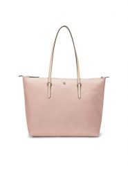 LAUREN RALPH LAUREN Torebka Keaton 431916737031 Różowy. Czerwone shopper bag Lauren Ralph Lauren, bez wzorów, z materiału, bez dodatków. Za 329.99 zł.