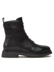 Marc O'Polo Botki 308 13616301 136 Czarny. Czarne botki Marc O'Polo, bez wzorów, ze skóry, bez obcasa, na płaskiej podeszwie, bez zapięcia. Za 519.99 zł.