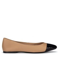 Baleriny Sergio Bardi. Brązowe baleriny Sergio Bardi, bez wzorów, bez obcasa, bez zapięcia. Za 249.99 zł.