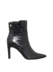 Liu Jo Botki w kolorze czarnym rozmiar: 39. Czarne botki Liu Jo, bez wzorów, z materiału, eleganckie, bez obcasa, na szpilce, bez zapięcia. Za 200.60 zł.