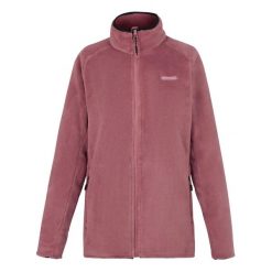 Polar z kapturem dla kobiet Regatta Lakara. Czerwone bluzy z polaru Regatta, bez wzorów, z polaru, trekkingowe. Za 229.55 zł.