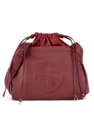 Beverly Hills Polo Club Torebka BHPC-K-039-06 Czerwony. Czerwone torebki klasyczne Beverly Hills Polo Club, bez wzorów, z materiału, bez dodatków. Za 174.99 zł.