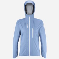 Kurtka trekkingowa damska Millet Wanaka Light 2.5L Jkt W wodoodporna. Niebieskie kurtki Millet, l, bez wzorów, bez kaptura. W wyprzedaży za 950.40 zł.