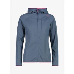 Bluza trekkingowa damska CMP Skylea Jacket. Niebieskie bluzy bez kaptura CMP, bez wzorów, bez kaptura, trekkingowe. Za 346.49 zł.