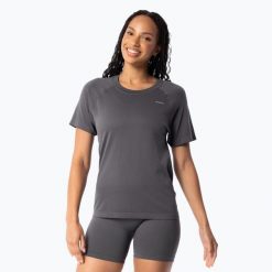 Koszulka treningowa damska Carpatree Simply Seamless. Szare t-shirty sportowe Carpatree, l, bez wzorów, z materiału, bez ramiączek, na fitness i siłownię. Za 89.99 zł.