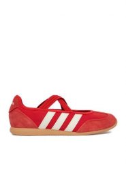 Adidas Baleriny CEO-BARREDA MARY JANE HQ7398 Czerwony. Czerwone baleriny adidas, bez wzorów, ze skóry, bez obcasa, bez zapięcia. Za 279.99 zł.