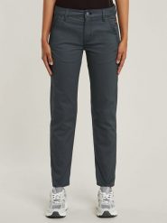 G-Star Spodnie chino w kolorze antracytowym rozmiar: W28/L34. Czarne chinosy G-Star, bez wzorów, retro. Za 182.72 zł.