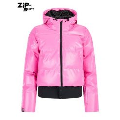 Damska kurtka puchowa Protest Effect. Czerwone kurtki narciarskie Protest, na zimę, bez wzorów, z puchu, bez kaptura, narciarskie. Za 936.50 zł.