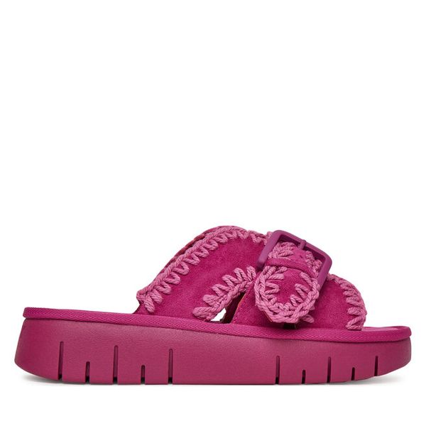 Klapki Roxy. Czerwone klapki Roxy, bez wzorów, bez obcasa, bez zapięcia. Za 143.99 zł.