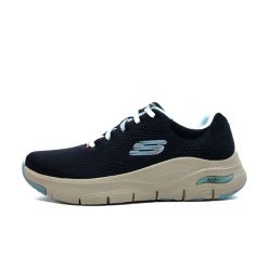 Buty do chodzenia damskie Skechers Arch Fit Big Appeal. Niebieskie buty do biegania Skechers, bez wzorów, z materiału, bez zapięcia, do biegania. Za 309.00 zł.