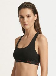 HUGO Biustonosz top 50557092 Czarny. Czarne topy Hugo, xl, bez wzorów, z bawełny, bez kołnierzyka, bez ramiączek. Za 149.99 zł.