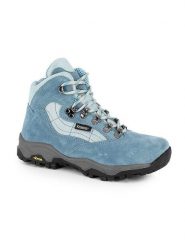 Kimberfeel Skórzane buty turystyczne "Nimba" w kolorze błękitnym rozmiar: 40. Niebieskie botki Kimberfeel, bez wzorów, z materiału, bez zapięcia, outdoorowe. Za 495.45 zł.