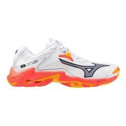 Buty halowe Mizuno Wave Lightning Z8. Białe buty do biegania Mizuno, bez wzorów, z materiału, bez zapięcia, do biegania, mizuno wave. Za 540.00 zł.