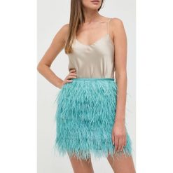 Twinset spódnica kolor turkusowy mini prosta. Niebieskie spódnice Twinset, na co dzień, bez wzorów, z tkaniny, mini. Za 1,359.90 zł.