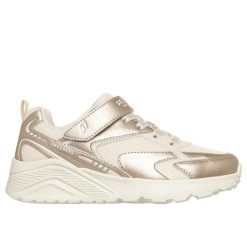 Buty sportowe damskie Skechers Uno Lite Vista Strike. Brązowe buty treningowe Skechers, bez wzorów, z materiału, bez zapięcia, na fitness i siłownię. Za 260.00 zł.