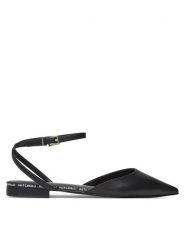 Just Cavalli Baleriny 78RA3S72 ZPA33 Czarny. Czarne baleriny Just Cavalli, bez wzorów, ze skóry, bez obcasa, bez zapięcia. Za 359.99 zł.