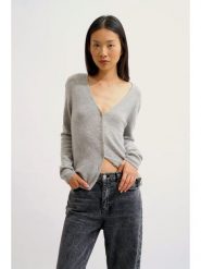 AUTHENTIC CASHMERE Kaszmirowy kardigan "Chalais" w kolorze szarym rozmiar: S. Szare swetry AUTHENTIC CASHMERE, s, bez wzorów, z kaszmiru, bez ramiączek. Za 347.99 zł.