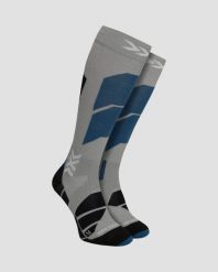 Skarpety unisex X-Socks Ski Perform Otc Silver Grey G412. Szare skarpetki X-Socks, bez wzorów, z materiału. Za 169.99 zł.