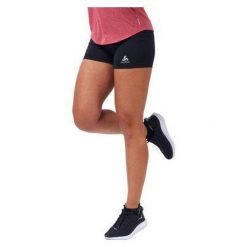 Pantalon de sport Odlo Tights Short Essential Sprinter. Czarne spodnie sportowe ODLO, na lato, bez wzorów, trekkingowe. Za 189.99 zł.