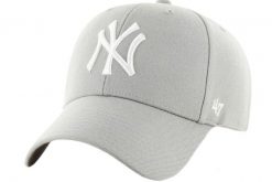 Damska czapka z daszkiem 47 Brand MLB New York Yankees MVP Cap. Szare czapki z daszkiem 47 Brand, bez wzorów, z materiału, sportowe. Za 109.99 zł.