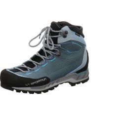 Buty trekkingowe damskie La Sportiva La Trango Tech Gtx. Niebieskie buty trekkingowe La Sportiva, bez wzorów, z materiału, za kostkę, bez zapięcia. Za 1,202.00 zł.