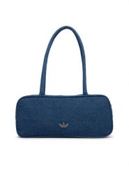 Adidas Torebka Adicolor Elongated Airliner Denim Bag KD7875 Niebieski. Niebieskie torebki klasyczne adidas, bez wzorów, z denimu, bez dodatków. Za 199.99 zł.