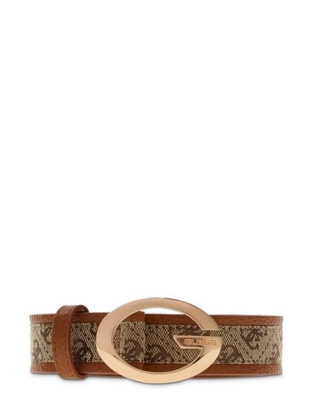Guess Pasek 182656 Brązowy. Brązowe paski Guess, z aplikacjami. Za 234.99 zł.