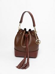 Lia Biassoni Skórzana torebka "Torbido" w kolorze brązowym - 19 x 22 x 12 cm rozmiar: onesize. Brązowe torebki klasyczne Lia Biassoni, bez wzorów, z materiału, bez dodatków. Za 217.99 zł.