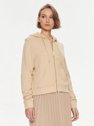 Tommy Hilfiger Bluza 1985 WW0WW39189 Beżowy Regular Fit. Brązowe bluzy Tommy Hilfiger, xxl, bez wzorów, z bawełny, bez kaptura. Za 399.99 zł.