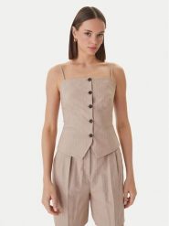 HUGO Szorty materiałowe Hamonu 50559853 Beżowy Relaxed Fit. Brązowe szorty Hugo, bez wzorów, z bawełny. Za 669.99 zł.