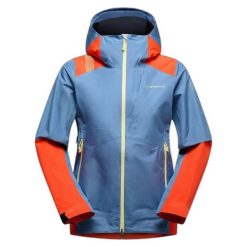 Damska kurtka narciarska La Sportiva Crossridge Evo Shell. Niebieskie kurtki narciarskie La Sportiva, s, bez wzorów, z materiału, bez kaptura, narciarskie. Za 1,793.30 zł.