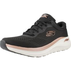 Buty do chodzenia damskie Skechers Bkrg Arch Fit. Czarne buty do biegania Skechers, bez wzorów, z materiału, bez zapięcia, do biegania, skechers sport. Za 379.99 zł.